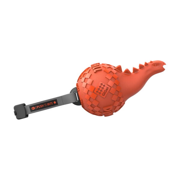 Dinoball-Apatosaurus-Push-To-Mute-Naranja