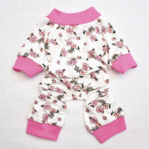 Pijama Fucsia con Rosas 1