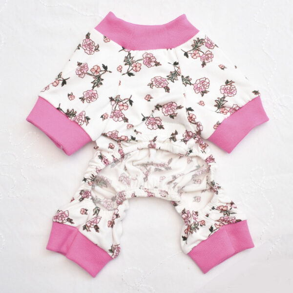 Pijama Fucsia con Rosas 2