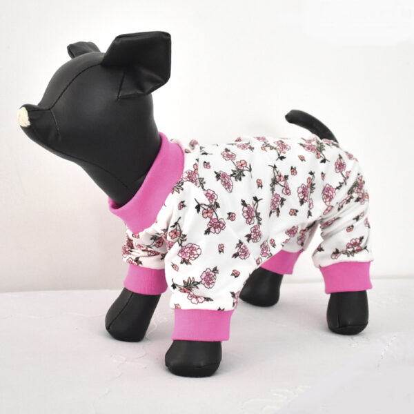Pijama Fucsia con Rosas 3