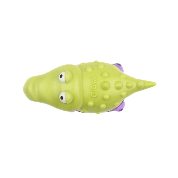 GiGwi Suppa Puppa Cocodrilo Verde y Morado
