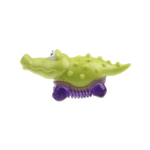 GiGwi Suppa Puppa Cocodrilo Verde y Morado