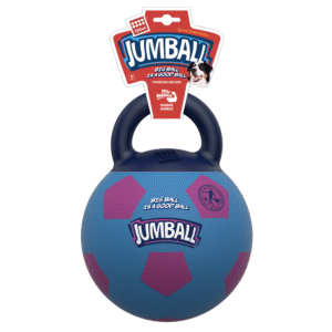 Gigwi Jumball Pelota de Fútbol con Asa Azul y Morado