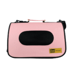 Claws & Paws Transportador Tipo Cuero Rosado
