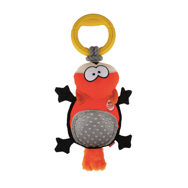Gigwi Iron Grip Fox Plush Tug Toy With TPR Handle - Imagen 2