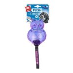 GiGwi Owl 'Push To Mute' transparent purpleblue