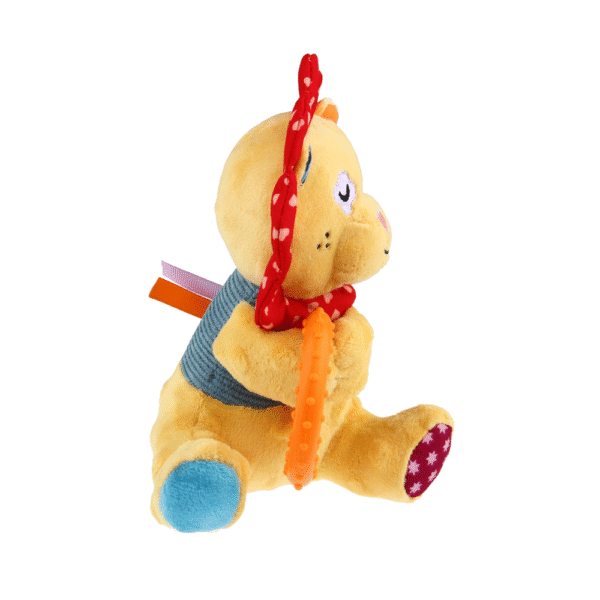 GiGwi Lion 'Plush Friendz' with Squeaker and TPR Ring - Imagen 2
