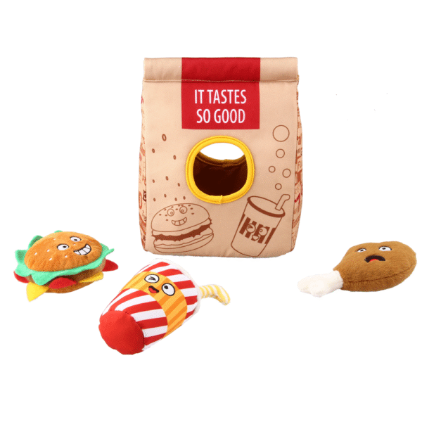 GiGwi Hide N' Seek Fast Food Bag - Imagen 2