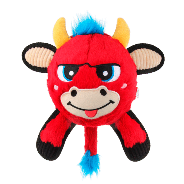 Gigwi Jumball Plush Red Bull - Imagen 3
