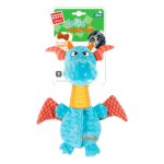 GiGwi Dragon Plush Dog Toy with TPR Neck - Imagen 2