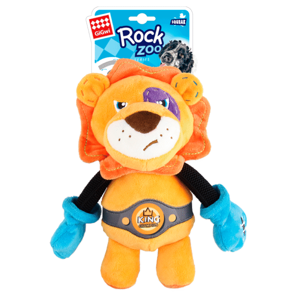 GiGwi Rock Zoo 'King Boxer' Lion - Imagen 2