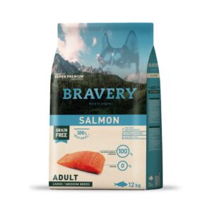Bravery Salmón Adulto Razas Medianas y Grandes 12kg