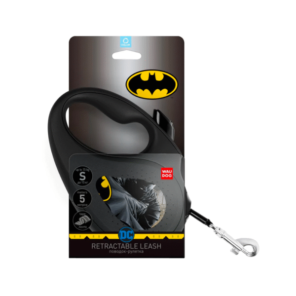 Waudog Correa Retráctil Batman Black DC Comics