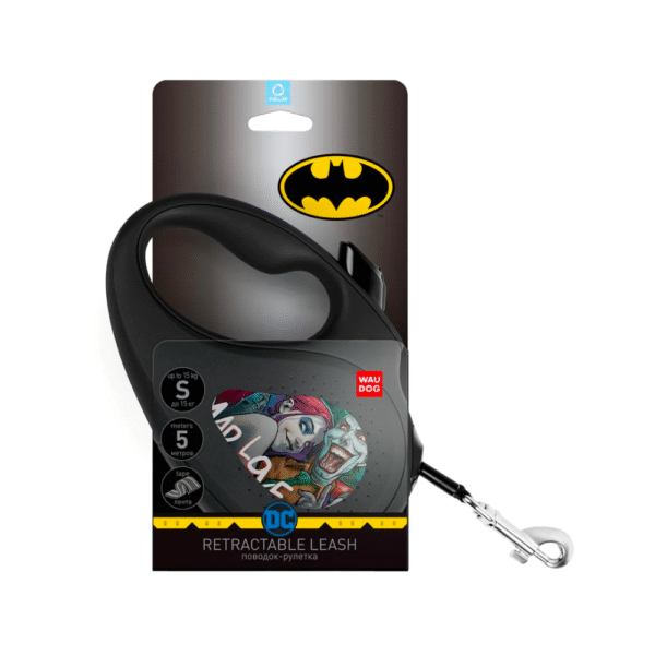 Waudog Correa Retráctil Mad Love DC Comics