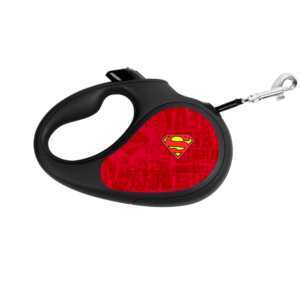 Waudog Correa Retráctil Superman Logo Red DC Comics