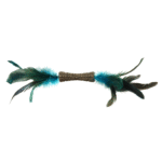 GiGwi Catnip Johnny Stick con Dos Lados de Pluma Natural
