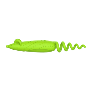 GiGwi Ratón Verde Roll-Tailed con Bolsa de Catnip