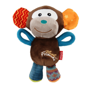GiGwi Monkey 'Plush Friendz' with Squeaker