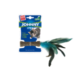 GiGwi Catnip Johnny Stick con Pluma Natural