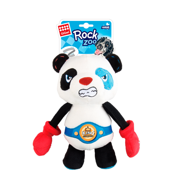 GiGwi Rock Zoo 'King Boxer' Panda