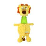GiGwi Lion Plush Dog Toy with TPR Neck