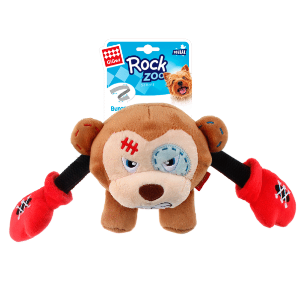 GiGwi Rock Zoo 'King Boxer' Monkey