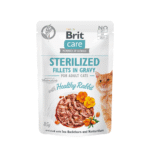 Brit Care Cat Sterilized Fillets in Gravy with Healthy Rabbit