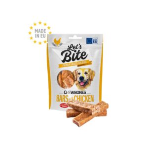 Brit Lets Bite Chewbones Bars with Chicken