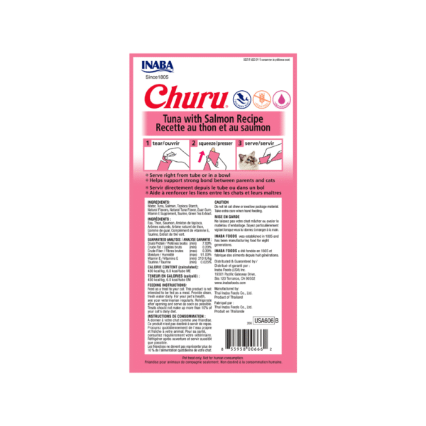 Churu Sabor a Atún y Salmón x 4 unid