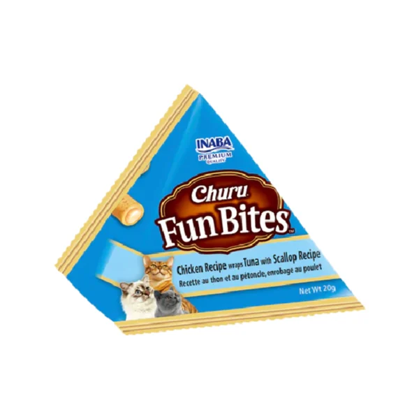 Churu Fun Bites Sabor a Pollo, Atún y Conchas de Vieira