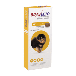 Bravecto 112.5mg x 1 tableta (2 a 4.5 kg)