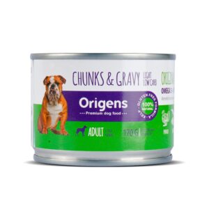 Origens Trozos de Carne De Res y Pavo con Vegetales en Salsa 170g