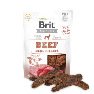 Brit Jerky Snack Beef Real Fillets 80g