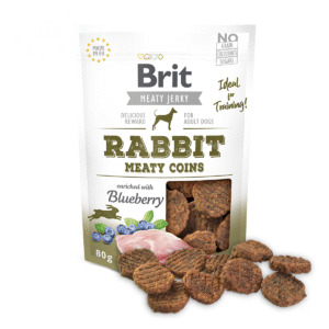 Brit Jerky Snack Rabbit Meaty Coins