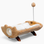 Claws & Paws Cama De Madera P/Mascota (48X31X19 Cm) - Beige/Camello