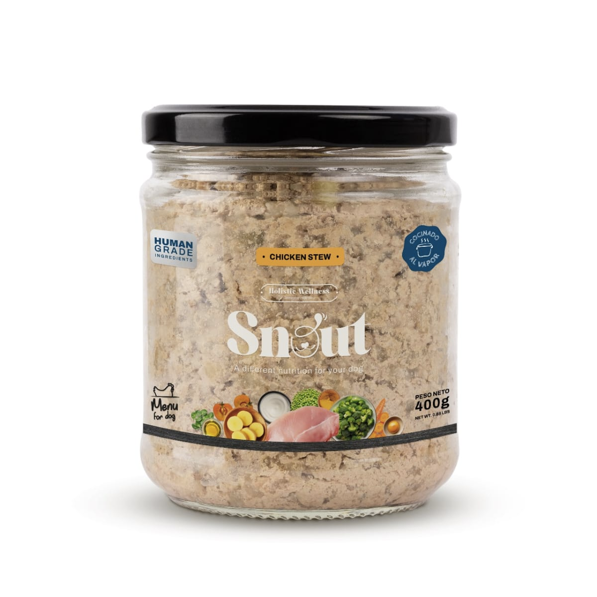 Snout Holistic Wellness Chicken Adult dog 400gr Snout Holistic Wellness Chicken Adult dog 400gr