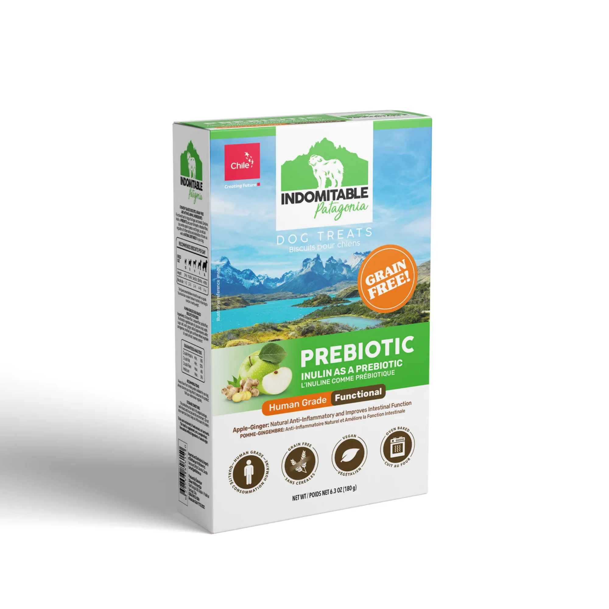 Indomitable Rx Indomitable Patagonia Prebiotic Apple Ginger | Foopy Pet Store